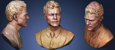 3D мадэль Голова мужчины (STL)